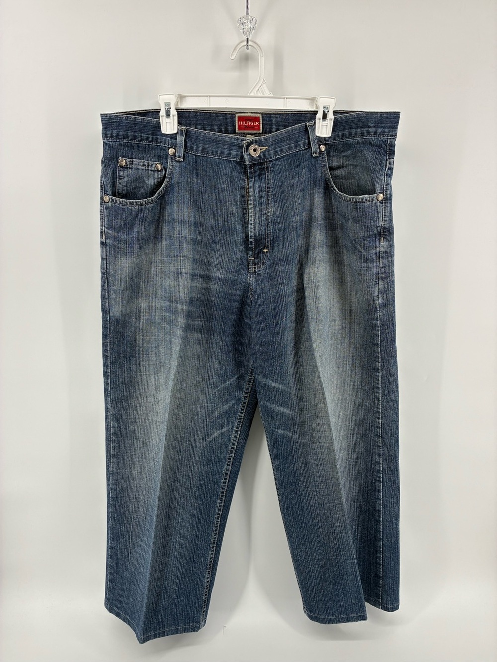 Tommy Hilfiger Men's Blue Vintage Wash Jeans
